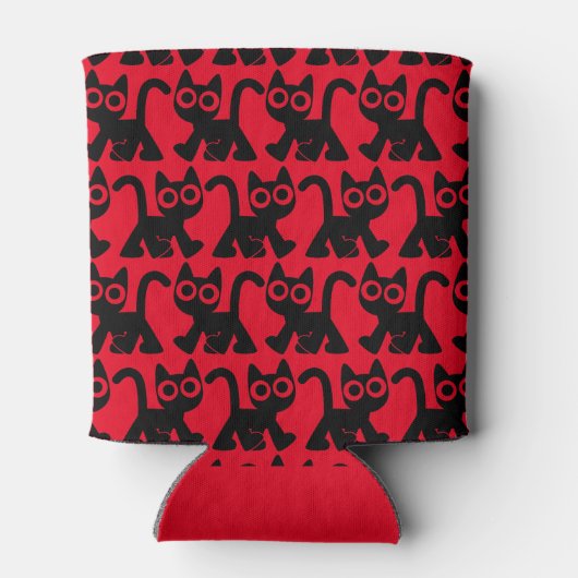 Cat can Cartoon Cat/Bottle Cooler (Achterkant)