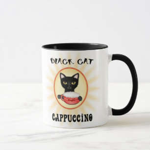 Cat Cappuccino Coffee Cup Mok