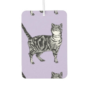 Cat Car Air Freshener Cute Black White Tablet Luchtverfrisser