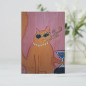 Cat card bedankkaart (Staand voorkant)