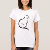 Cat Caricature T-shirt (Voorkant)
