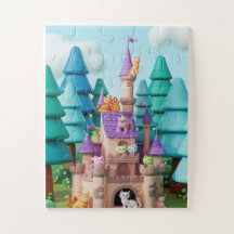 Cat Castle Kinder puzzel