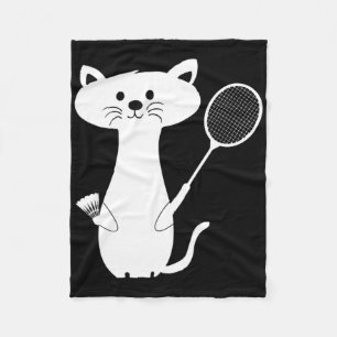 Cat Cat Badminton Shuttle Voor Mannen Vrouwen Kind Fleece Deken