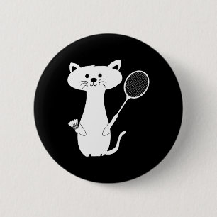 Cat Cat Badminton Shuttle Voor Mannen Vrouwen Kind Ronde Button 5,7 Cm