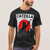 Cat Cat Cat Cat Catzilla T-shirt (Voorkant)
