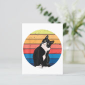 Cat Cat Cat Cat Retro-kleuren voor Dierenvrienden (Staand voorkant)