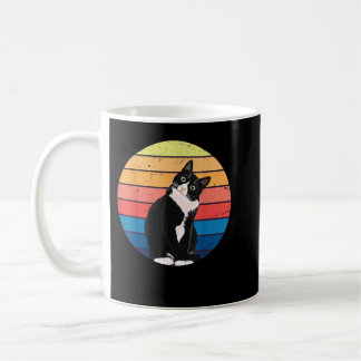 Cat Cat Cat Cat Retro-kleuren voor Dierenvrienden Koffiemok