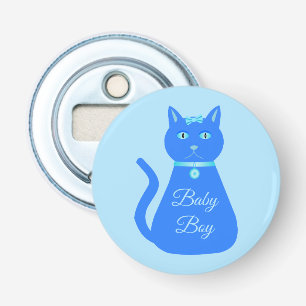 Cat Cat Cat Custom Gender onthulling Button Flesopener