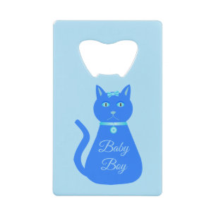 Cat Cat Cat Custom Gender onthulling Creditkaart Flessenopener