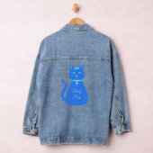 Cat Cat Cat Custom Gender onthulling Denim Jacket (Hangar)