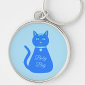 Cat Cat Cat Custom Gender onthulling Sleutelhanger (Voorkant)