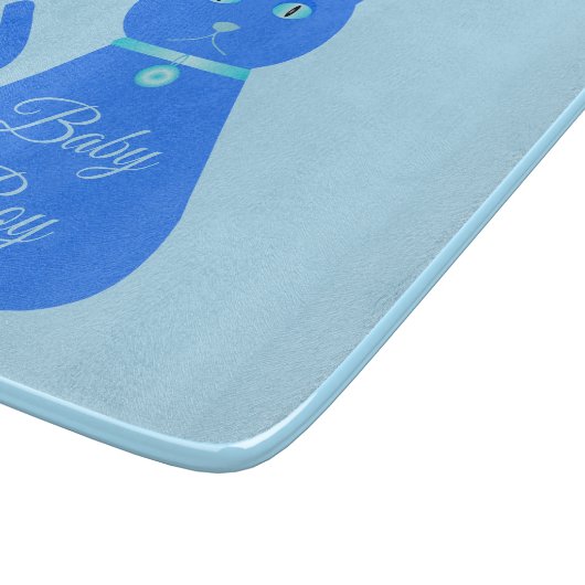 Cat Cat Cat Custom Gender onthulling Snijplank (Hoek)