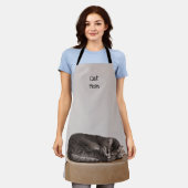 Cat Cat Cat Cute Gray Slaping Box Cat Mam Schort (Gedragen)