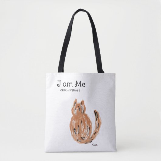 cat cat cat tote bag (Voorkant)