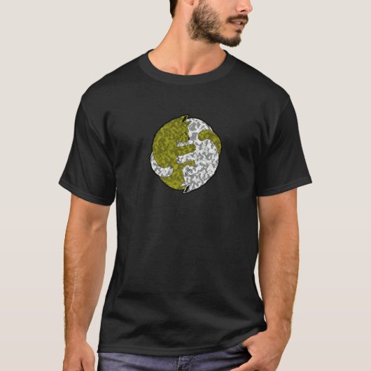 Cat Cat Cats Ying Yang Yin Yang 8 T-shirt (Voorkant)
