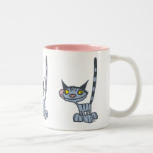 Cat Cat Cool Grey Cartoon Cat