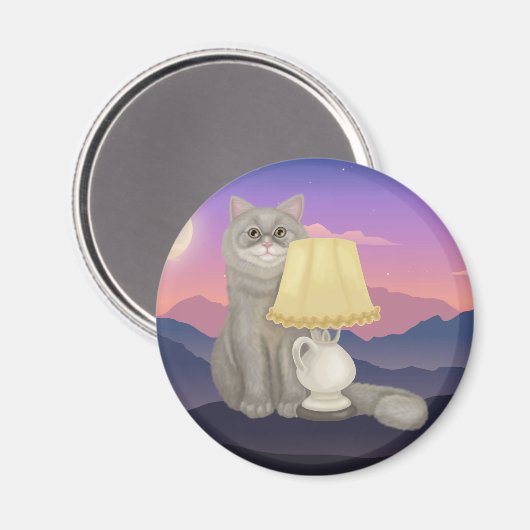 Cat Cat Cool Story Magneet (Voorkant / Achterkant)