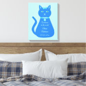 Cat Cat Custom Nursery Canvas Afdruk (Insitu (Slaapkamer))