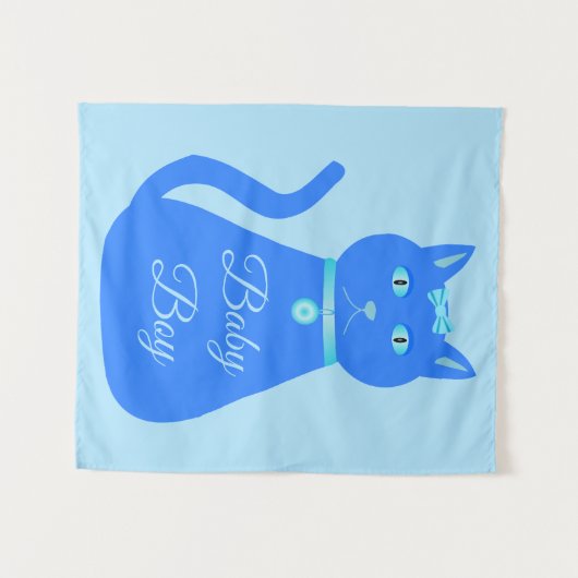Cat Cat Custom Wandkleed (Voorkant (horizontaal))