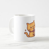 Cat Cat Drink Boba Tea Koffiemok (Voorkant links)