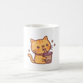 Cat Cat Drink Boba Tea Koffiemok (Center)