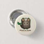 Cat Cat Log Cute Cute Ronde Button 3,2 Cm (Voorkant /achterkant)
