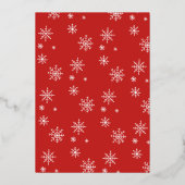 Cat. Cat. Meowy kerstGold Folie Feestdagenkaart (Achterkant)