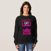 Cat  Cat Owner  Cat Meme I Crazy Cat Trui (Voorkant volledig)