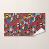 Cat Cat Pattern Bad Handdoek (Handdoek)