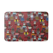 Cat Cat Pattern Badmat (Voorkant)