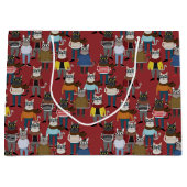 Cat Cat Pattern Groot Cadeauzakje (Voorkant)