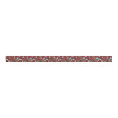 Cat Cat Pattern Grosgrain Lint (Voorkant)