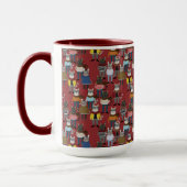 Cat Cat Pattern Mok (Links)