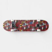 Cat Cat Pattern Persoonlijk Skateboard (Horizontaal)