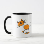 Cat Cat T-shirts en cadeautjes Mok (Links)