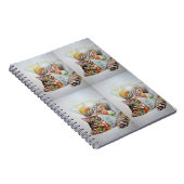 Cat Cat waterverf Cats Tabbies Notitieboek (Rechterzijde)