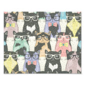 Cat Cats Cats Cute Pattern Foto Afdruk (Voorkant)