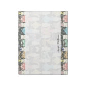 Cat Cats Cats Cute Pattern Notitieblok (Linkerzijde)