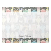 Cat Cats Cats Cute Pattern Notitieblok (Voorkant)