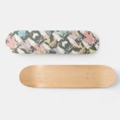 Cat Cats Cats Cute Pattern Skateboard (Horizontaal)
