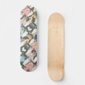 Cat Cats Cats Cute Pattern Skateboard (Voorkant)
