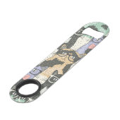 Cat Cats Cats Cute Pattern Speed Flessenopener (Voorkant Gekanteld)