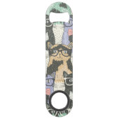 Cat Cats Cats Cute Pattern Speed Flessenopener (Achterkant)