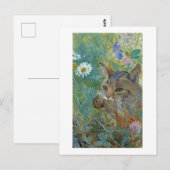 Cat Caught a Bird, Bruno Liljefors Briefkaart (Voorkant / Achterkant)