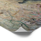 Cat Caught a Bird, Bruno Liljefors Poster (Hoek)