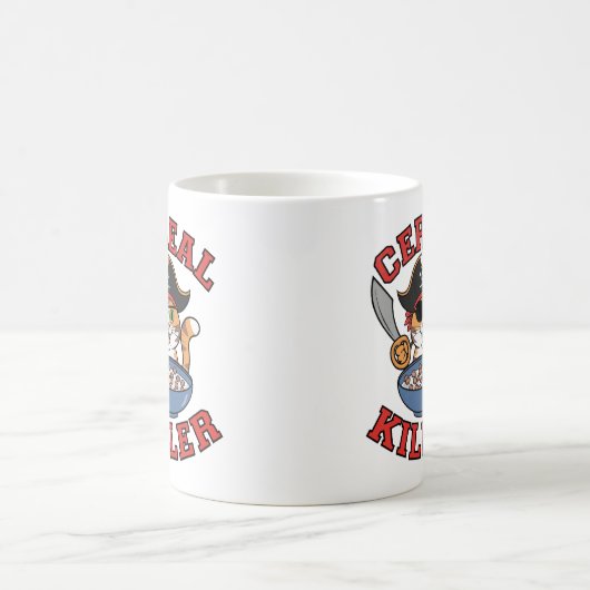Cat Cereal Killer Funny Coffee Mok voor kattenlief (Center)