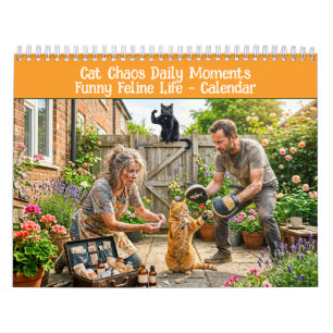 Cat Chaos Dagelijkse Momenten – Grappig Katachtig Kalender