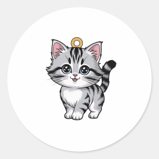 Cat Charm Sticker (Voorkant)