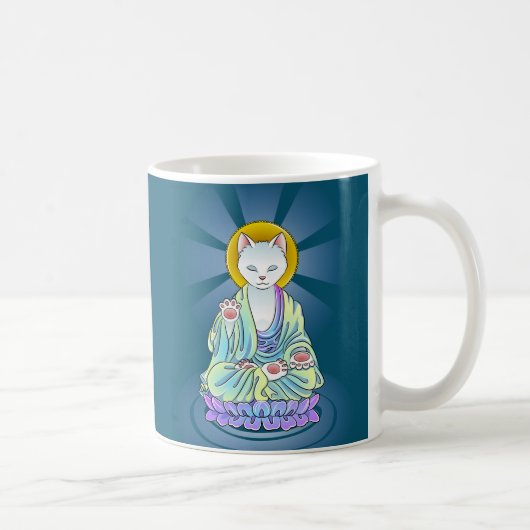 Cat Chat BEVAT ME NIET! mok BlissAndKittens (Rechts)