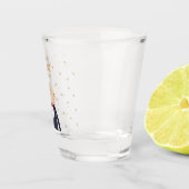 Cat Cheers to 2026 New Year Personalized Name Shot Glas (Rechts)